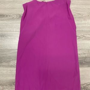 Ann Taylor Sheath/Cocktail Sleeveless Dress. Pink/Magenta. Size 12. NWT